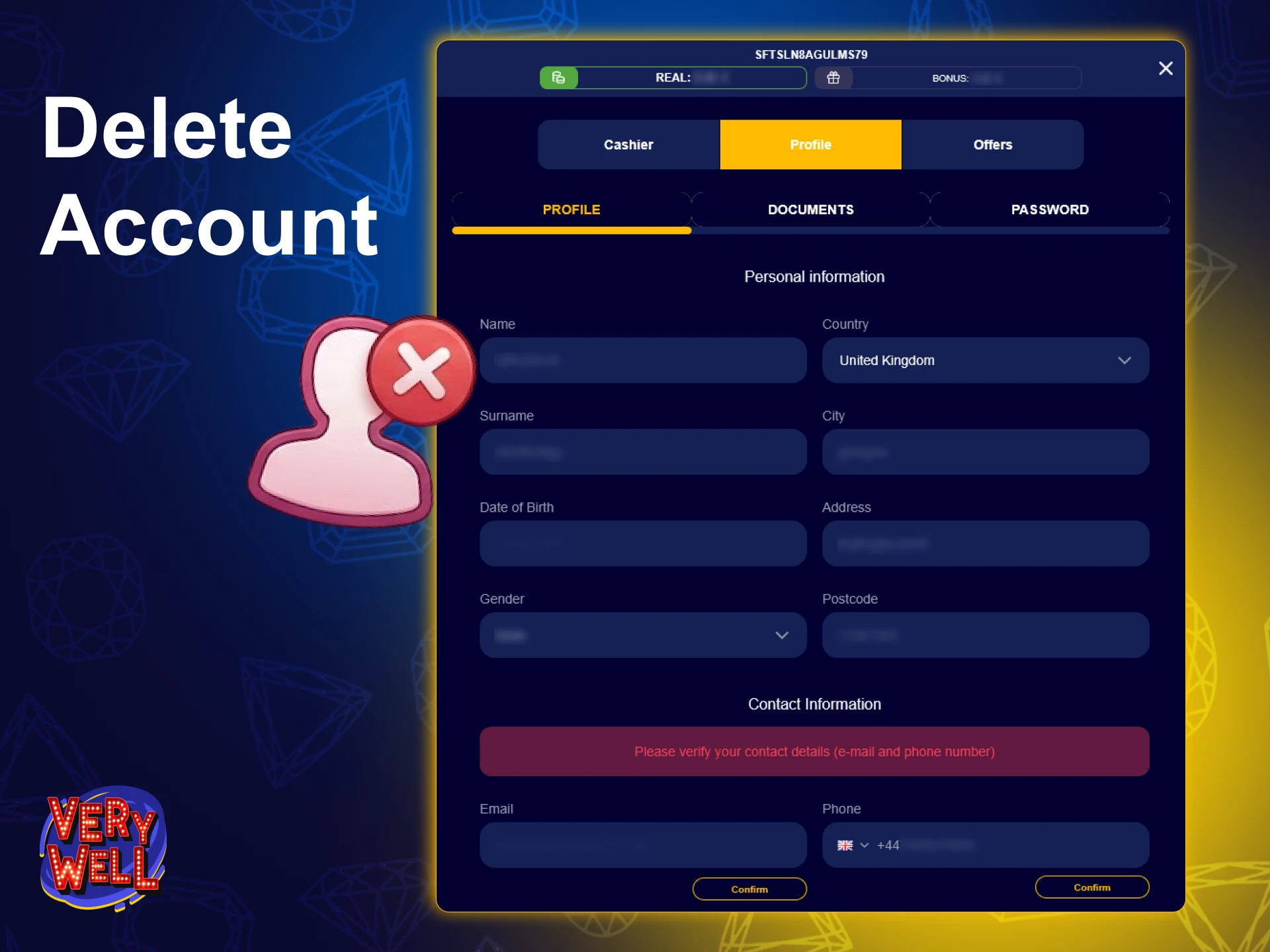 Delete your VeryWell personal account permanently by following our simple steps.