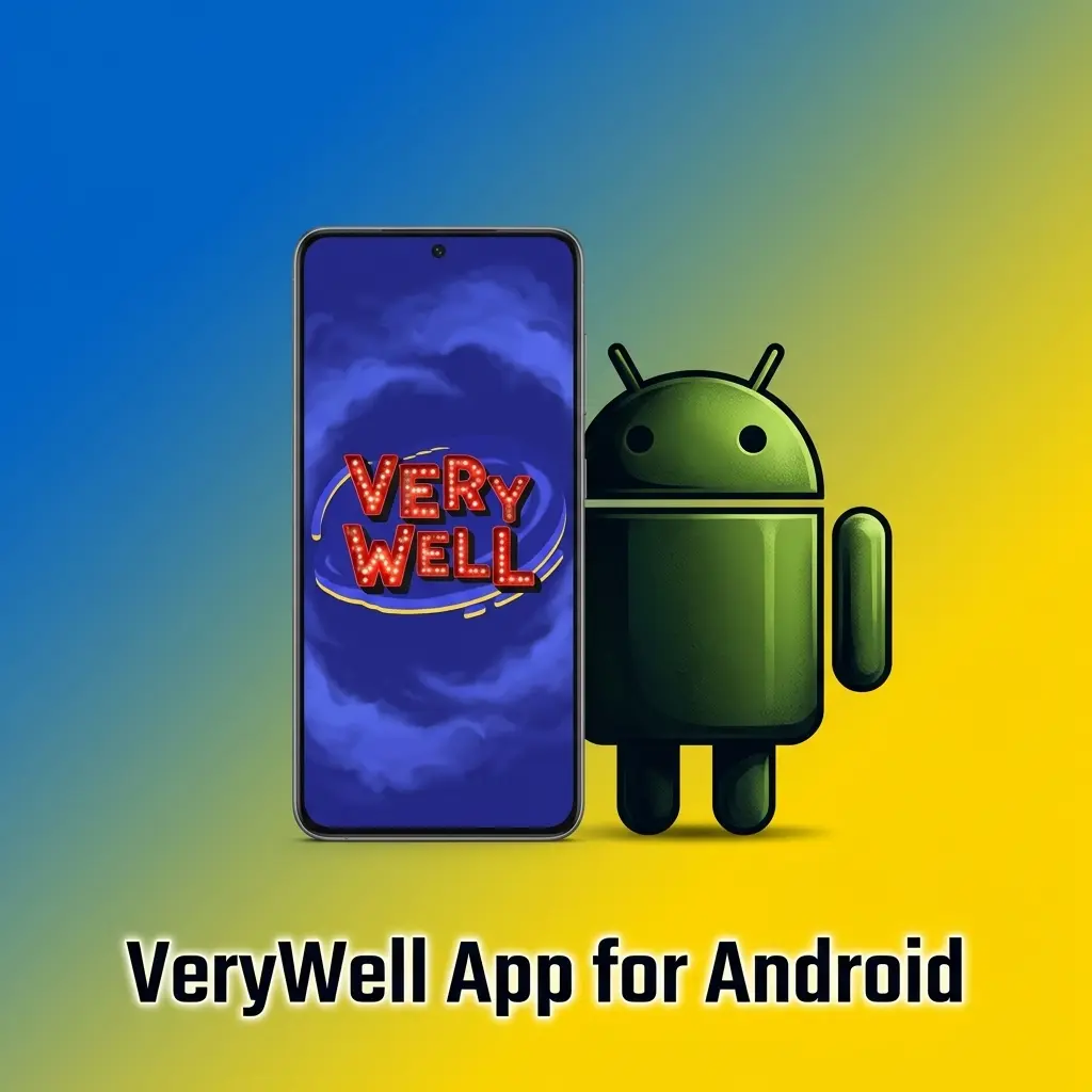 VeryWell Android app APK download screen showing betting and casino features with system requirements for Android 5.0 and above